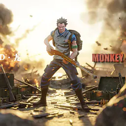 Black - Monkey D. Dragon 1