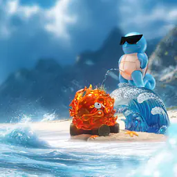 MMLAND - Squirtle and Calcifer 1