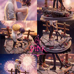 Pink - Denji and Reze 5