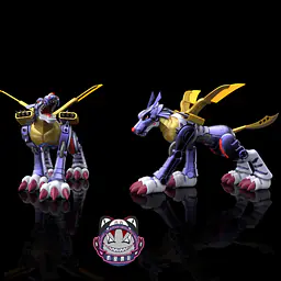Qiao Wu Mo Wan - MetalGarurumon and Gabumon 5