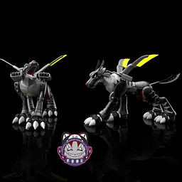 Qiao Wu Mo Wan - MetalGarurumon and Gabumon 3