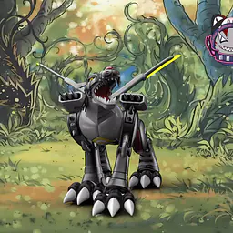 Qiao Wu Mo Wan - MetalGarurumon and Gabumon 2