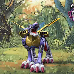 Qiao Wu Mo Wan - MetalGarurumon and Gabumon 1