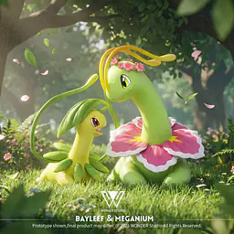 Wonder - Meganium, Bayleef and Chikorita 1