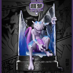 Red Art - Blaine and Mewtwo 2