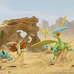 JB - Flygon, Trapinch and Vibrava 2
