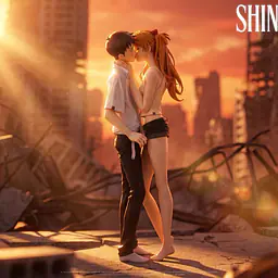 Star Origin - Shinji Ikari and Asuka 1