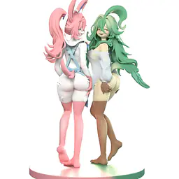 Mocking - Sylveon and Leafeon 1