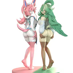 Mocking - Sylveon and Leafeon 3