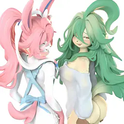 Mocking - Sylveon and Leafeon 8