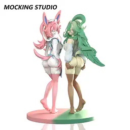 Mocking - Sylveon and Leafeon 9