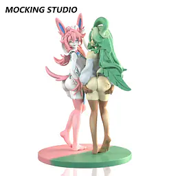 Mocking - Sylveon and Leafeon 7