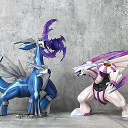 Duan Zao Jiang x Ming Liu Gong She - Dialga and Palkia 3