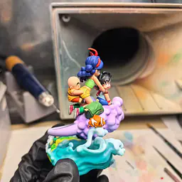 Laofu - Kid Goku, Launch and Kid Krillin 6