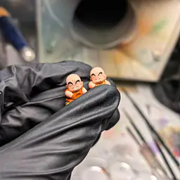 Laofu - Kid Goku, Launch and Kid Krillin 18