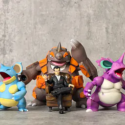 Lunisolar - Nidoking and Nidoqueen 5