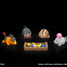 JB - Lechonk, Spoink, Swinub and Tepig 2
