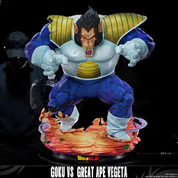 Ryu - Ozaru Vegeta vs Goku 3