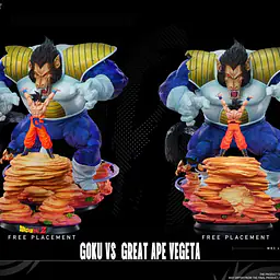 Ryu - Ozaru Vegeta vs Goku 5
