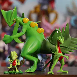 MMW - Sceptile, Grovyle and Treecko 1
