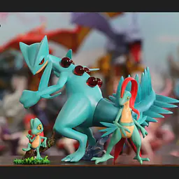 MMW - Sceptile, Grovyle and Treecko 2