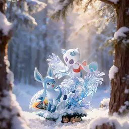 Moon Shadow - Glaceon and Froslass 1