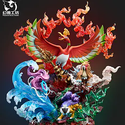 Phantom Beast - Ho-Oh and Legendary Beasts Entei, Suicune and Raikou 1