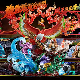 Phantom Beast - Ho-Oh and Legendary Beasts Entei, Suicune and Raikou 2