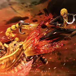 MJ - Sanji vs Queen 1