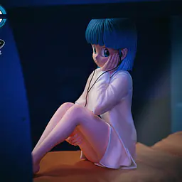 Shima Aji x Capsule Corp - Bulma 5