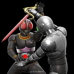 Iconic Figure - Kamen Rider Black Sun vs Shadow Moon 5