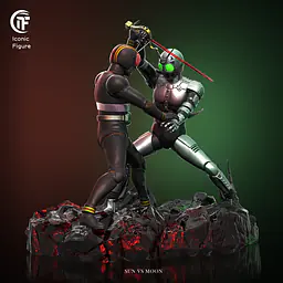 Iconic Figure - Kamen Rider Black Sun vs Shadow Moon 1