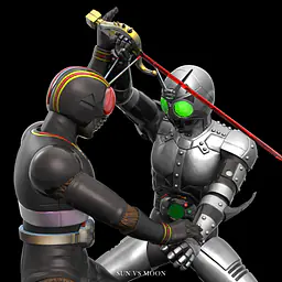 Iconic Figure - Kamen Rider Black Sun vs Shadow Moon 7