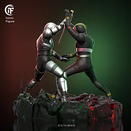 Iconic Figure - Kamen Rider Black Sun vs Shadow Moon 4