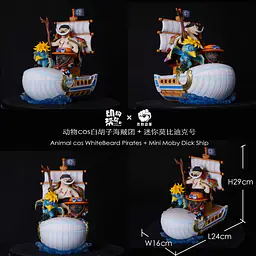 JacksMake x Animal BangBang - Animals cos Whitebeard, Ace and Marco 12