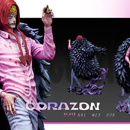 Super Bomb - Corazon, Doflamingo and Kid Trafalgar Law 6