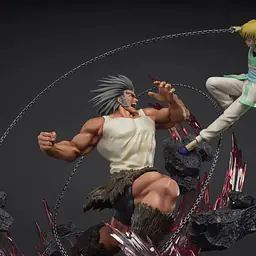 HEX - Kurapika vs Uvogin StatueCorp
