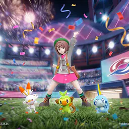 JB - Gloria, Grookey, Scorbunny and Sobble 1