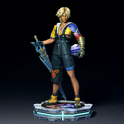 Solar - Tidus and Bahamut 1