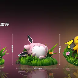 Wonder - Jigglypuff, Wigglytuff and Raichu 3