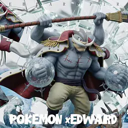 Huan Shou Zao Wu Ju - Infernape cos Ace and Machamp cos Whitebeard 2