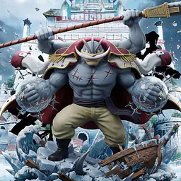 Huan Shou Zao Wu Ju - Infernape cos Ace and Machamp cos Whitebeard 6