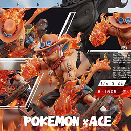 Huan Shou Zao Wu Ju - Infernape cos Ace and Machamp cos Whitebeard 4