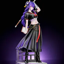 Miwu - Yae Miko and Raiden Shogun 8