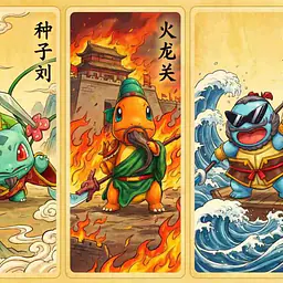 Lucky - Bulbasaur, Charmander and Squirtle 3