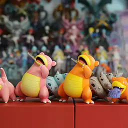 Yi Wu Yi Zhi Qian Bi - Slowpoke, Shellder and Slowbro 1