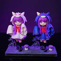 Cookie - Frieren cos Mimikyu and Fern cos Gengar 1