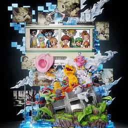 EMO - Taichi Yagami and friends 1