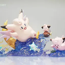 Dream Night - Jirachi, Cleffa, Clefairy and Clefable 3