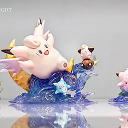 Dream Night - Jirachi, Cleffa, Clefairy and Clefable 1